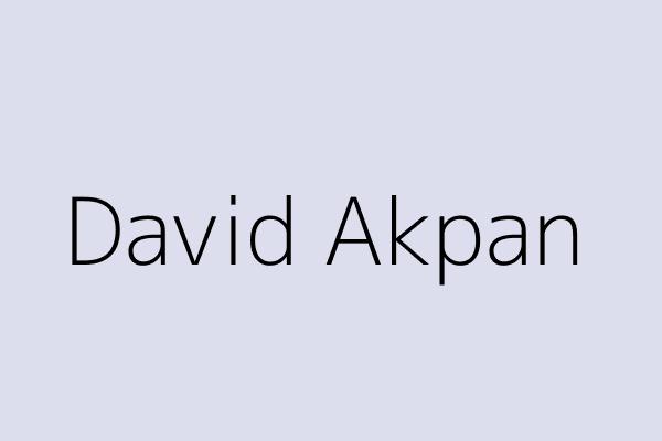 David Akpan